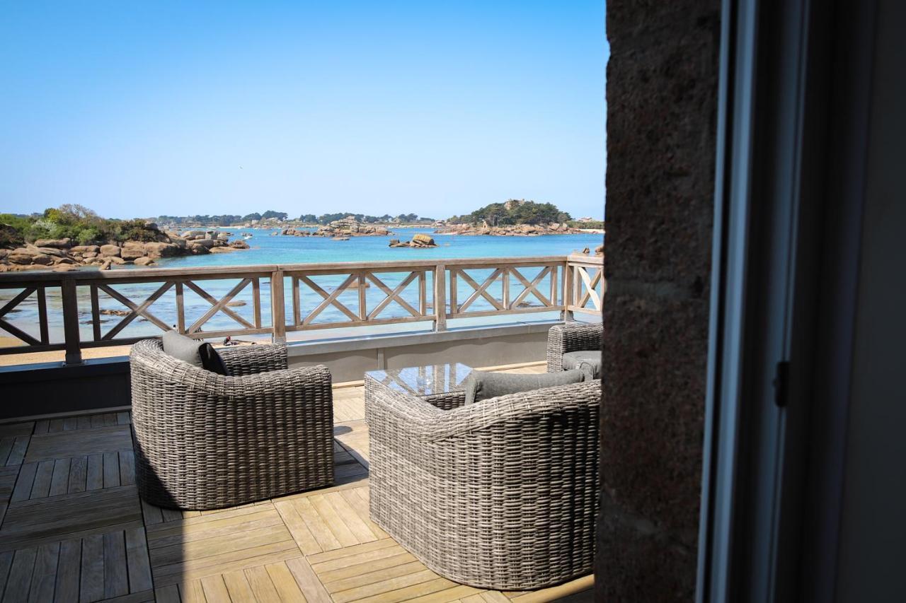 Logis Hotel Saint Guirec Et De La Plage Perros-Guirec Luaran gambar